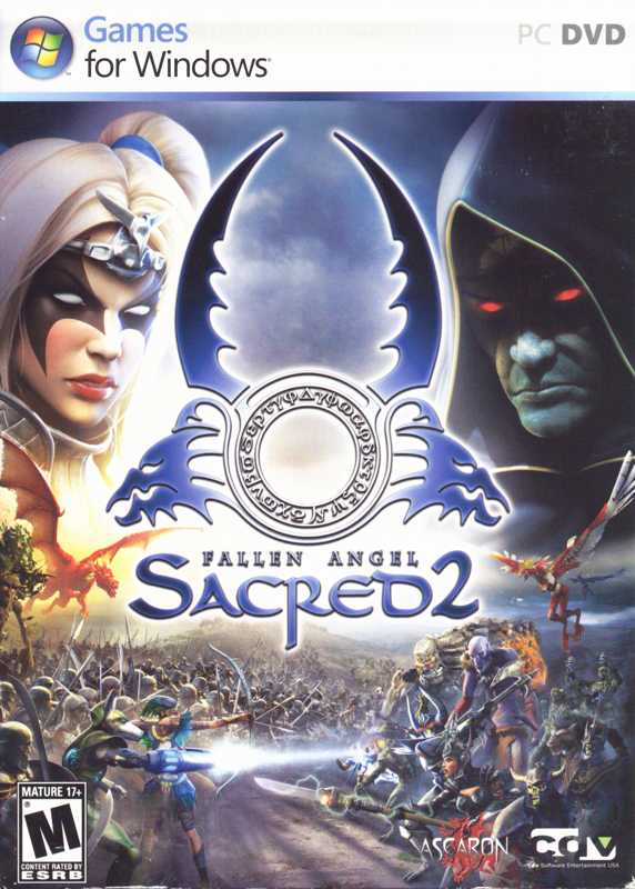 Sacred 2: Fallen Angel box art for Xbox 360